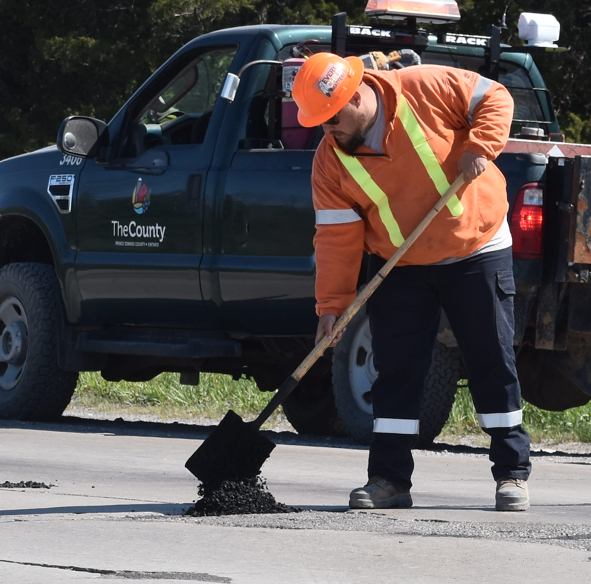 <p>The County of Prince Edward spends nearly $200,000 per annum on temporary cold patch fixes on County Road 49. (Jason Parks/Gazette Staff)</p>
