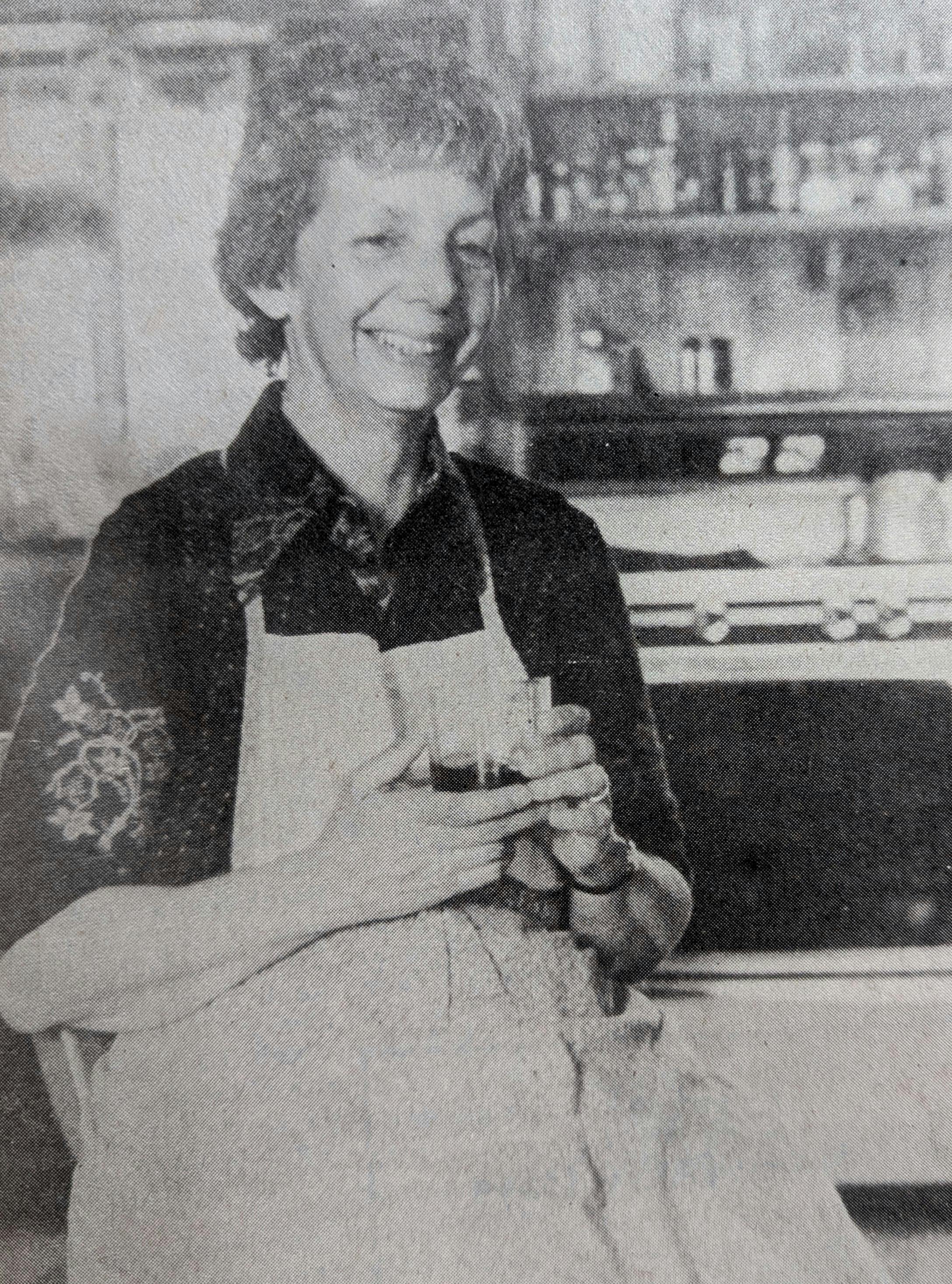 <p>Janet Lunn, 1984 (Photo: Sue Dickens/Gazette Staff)</p>
