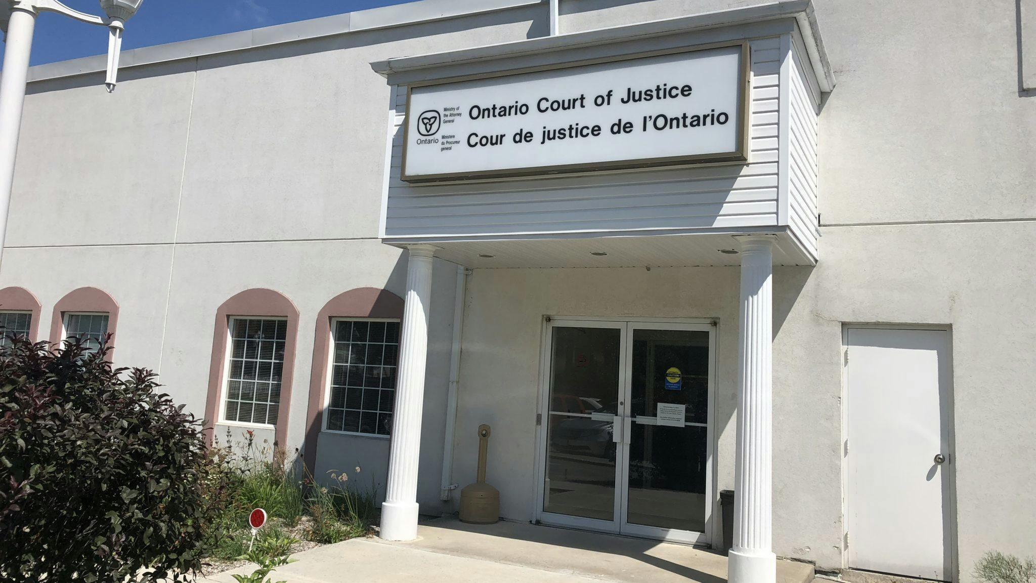 <p>The Ontario Court of Justice on King St. in Picton (Jason Parks/Gazette Staff)</p>
